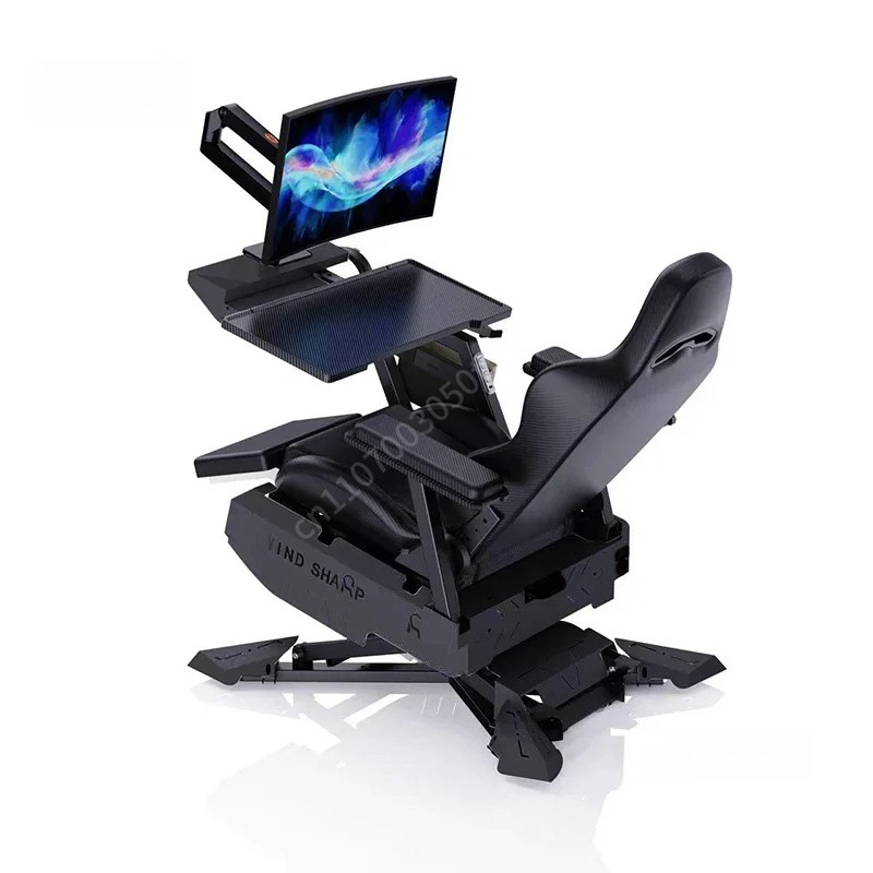 Monitor Stand - محطة ألعاب قابلة للإمالة، كرسي كمبيوتر