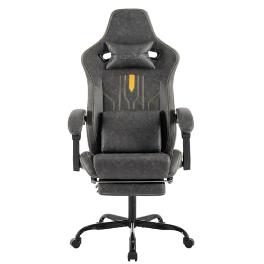 Office Chair Cushion - كرسي ألعاب مزود بمسند للقدمين، مناسب