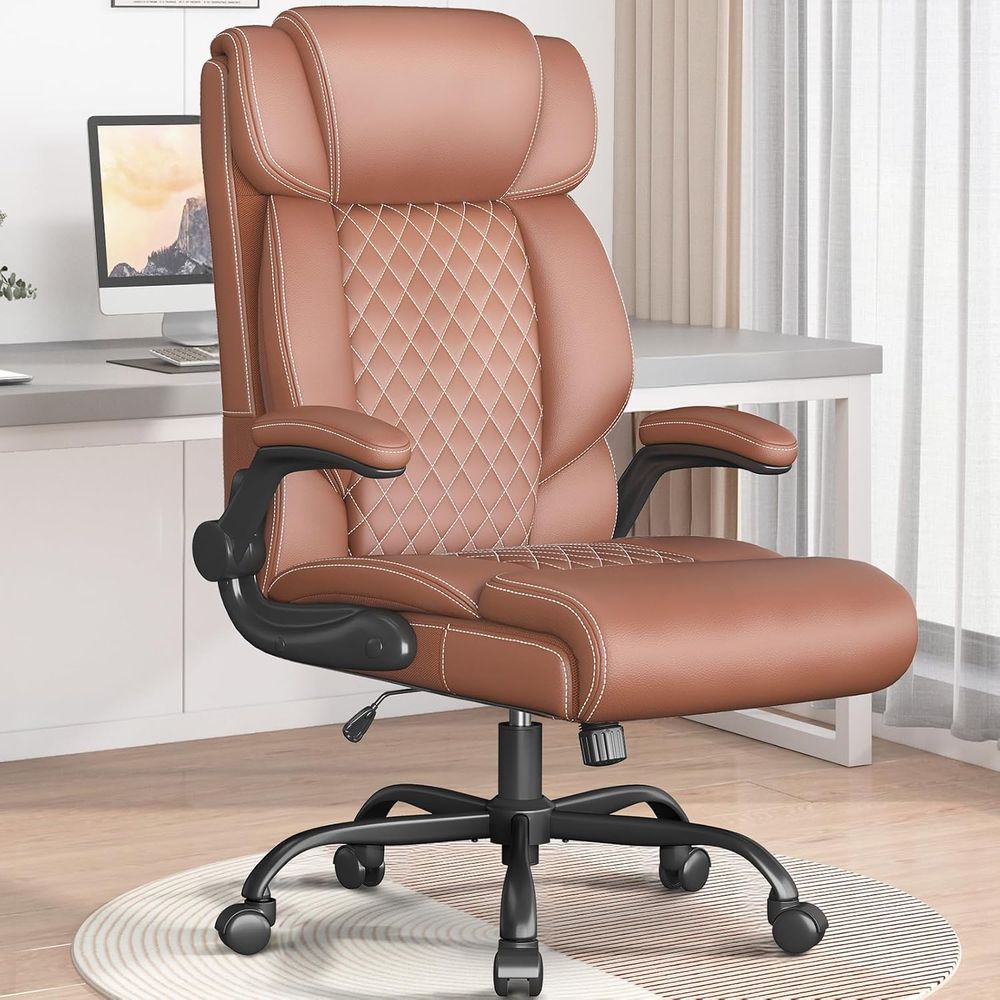 Office Chair - كرسي مكتب تنفيذي مريح ومسامي بظهر