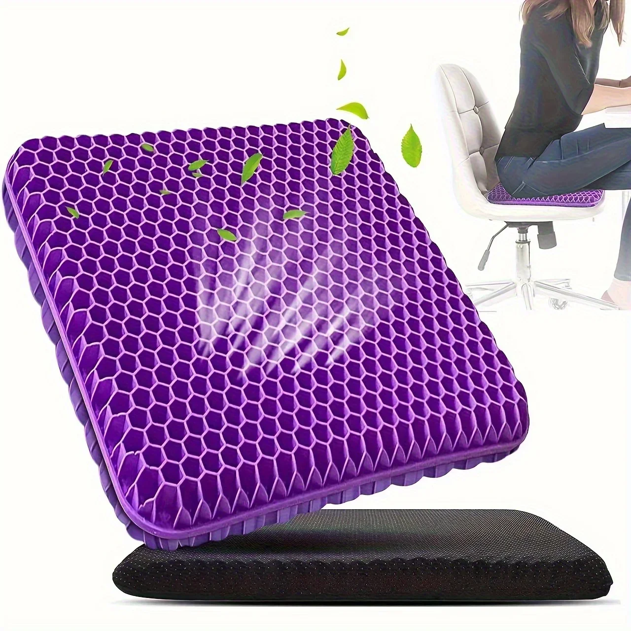 وسادة جل للجلوس، قطعة واحدة، ب - مراجعة Office Stool وسعره