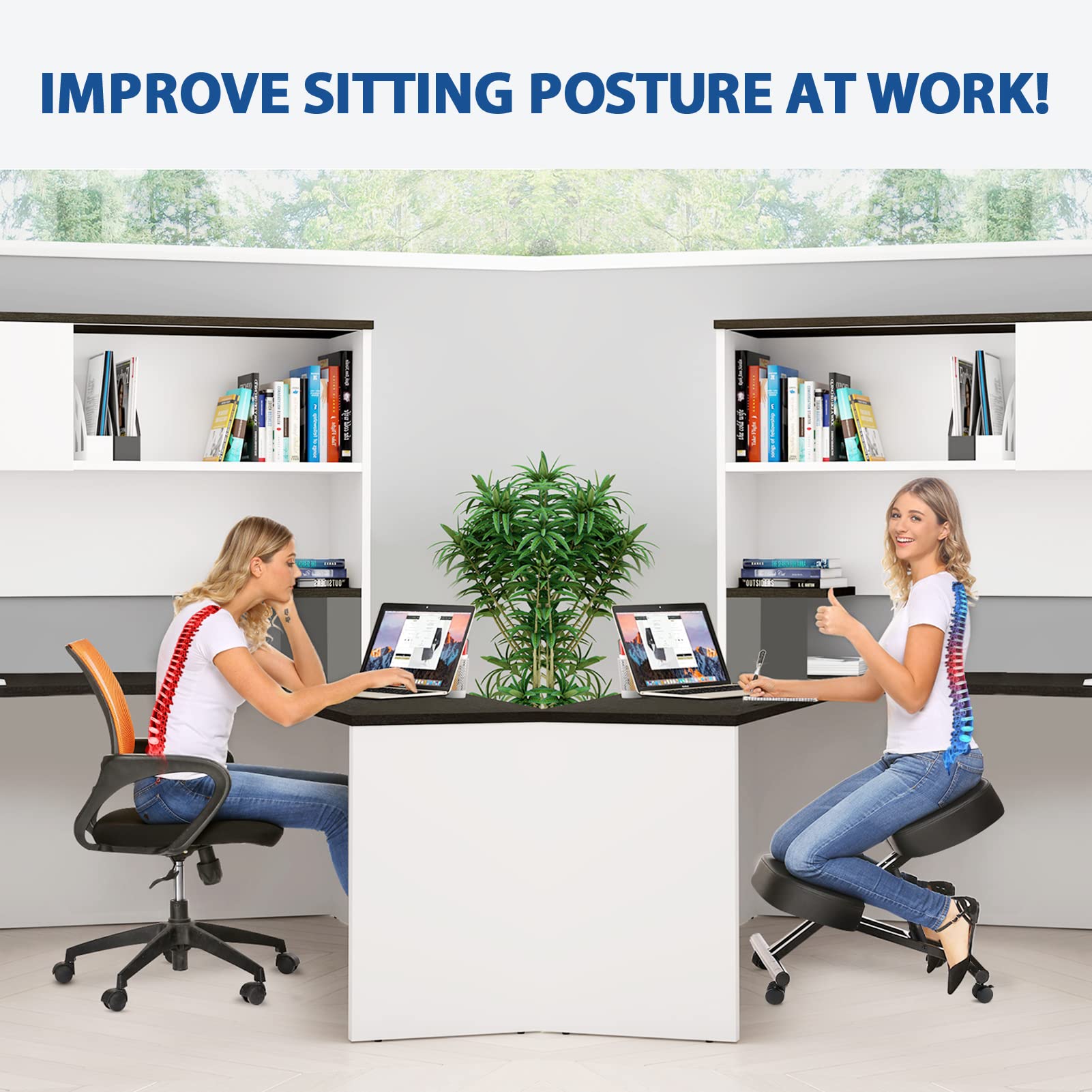 كرسي للركوع مريح للمكتب، مقعد  - مراجعة Office Stool وسعره
