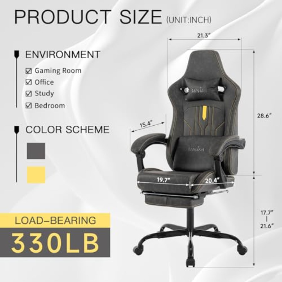 كرسي ألعاب مزود بمسند للقدمين، - مراجعة Office Chair Cushion وسعره