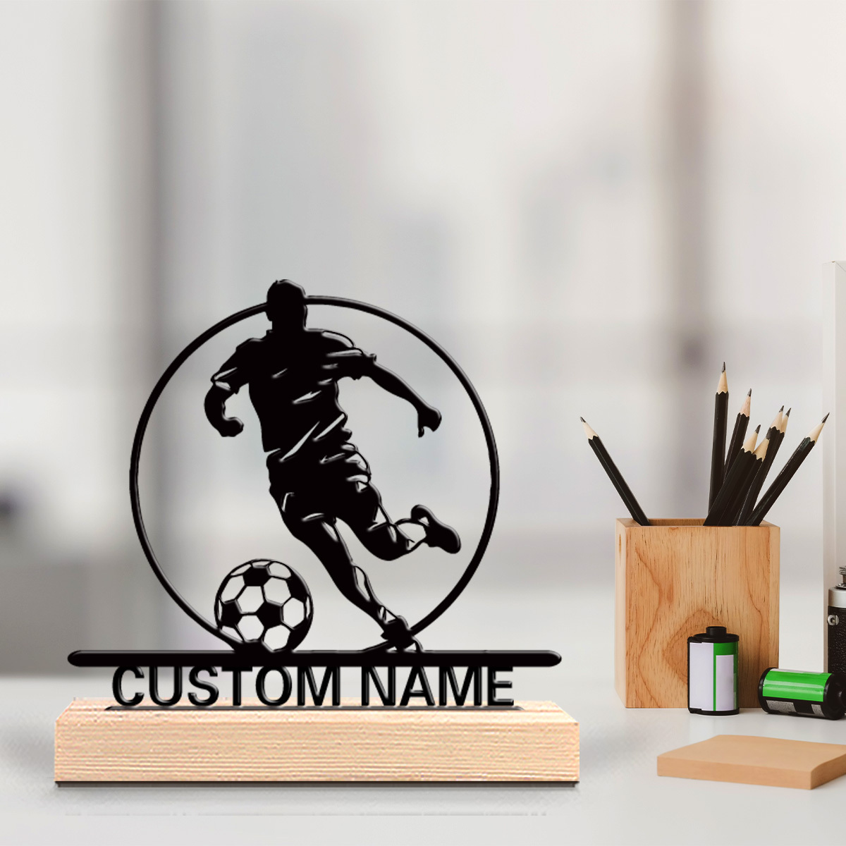 تمثال معدني مخصص للاعب كرة قدم - مراجعة Office Furniture Brands وسعره