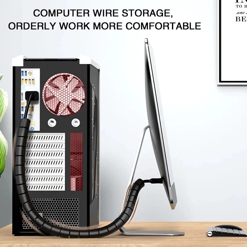 غطاء حلزوني لتنظيم وحماية الكا - مراجعة Desk Organizer وسعره