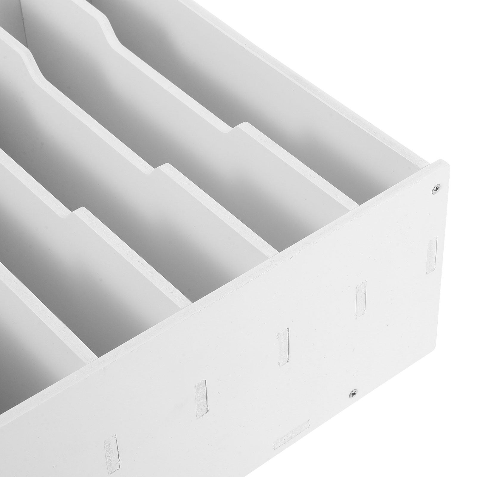 صندوق تخزين نقود خشبي مع فواصل - مراجعة Desk Organizer وسعره