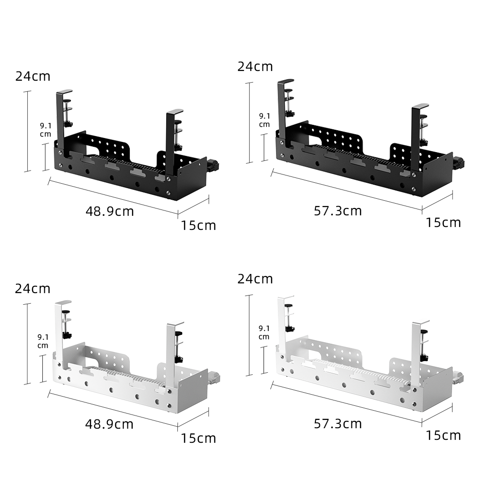 منظم كابلات تحت المكتب بدون حف - مراجعة Desk Organizer وسعره