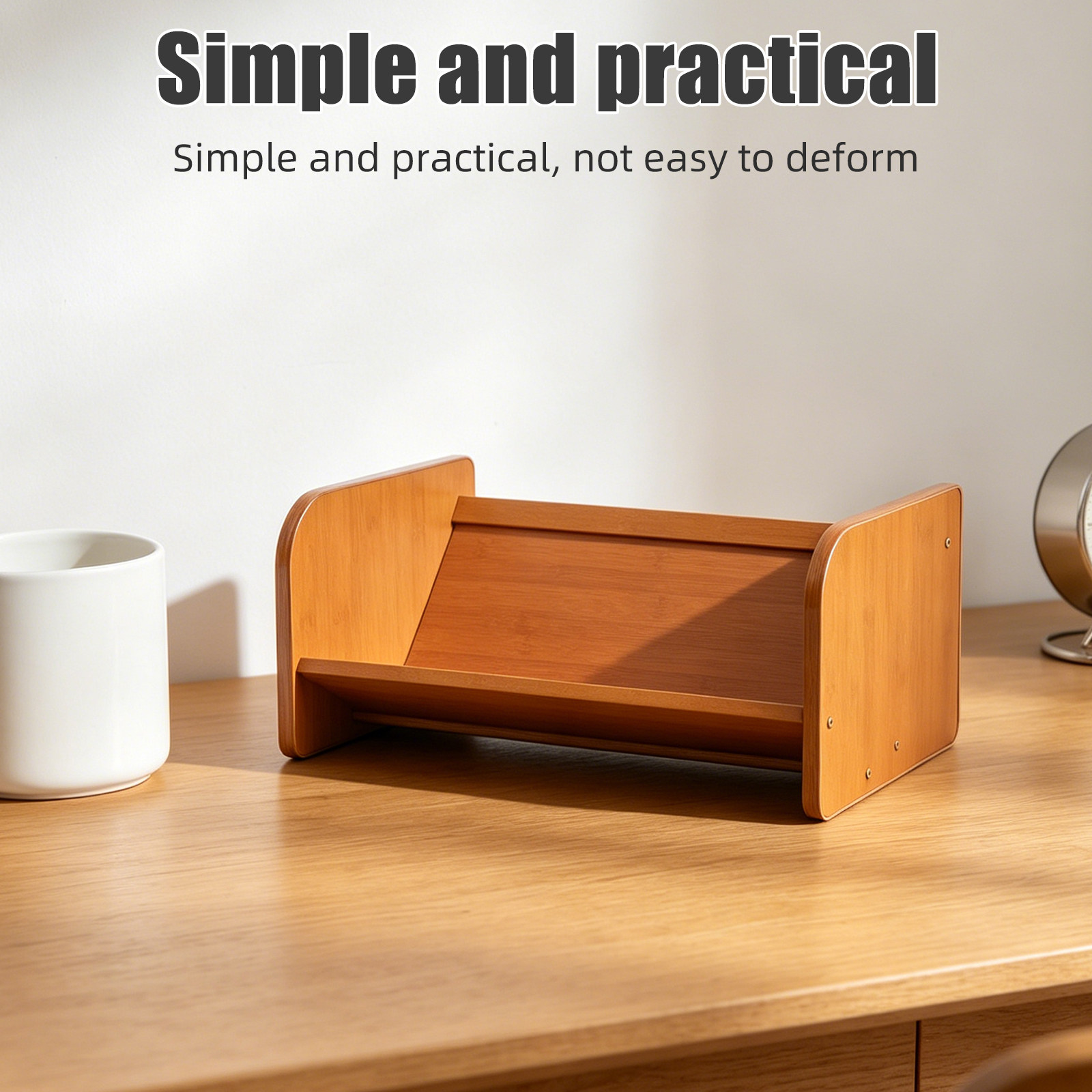 حامل أسطوانات الفينيل المصنوع  - مراجعة Desk Organizer وسعره