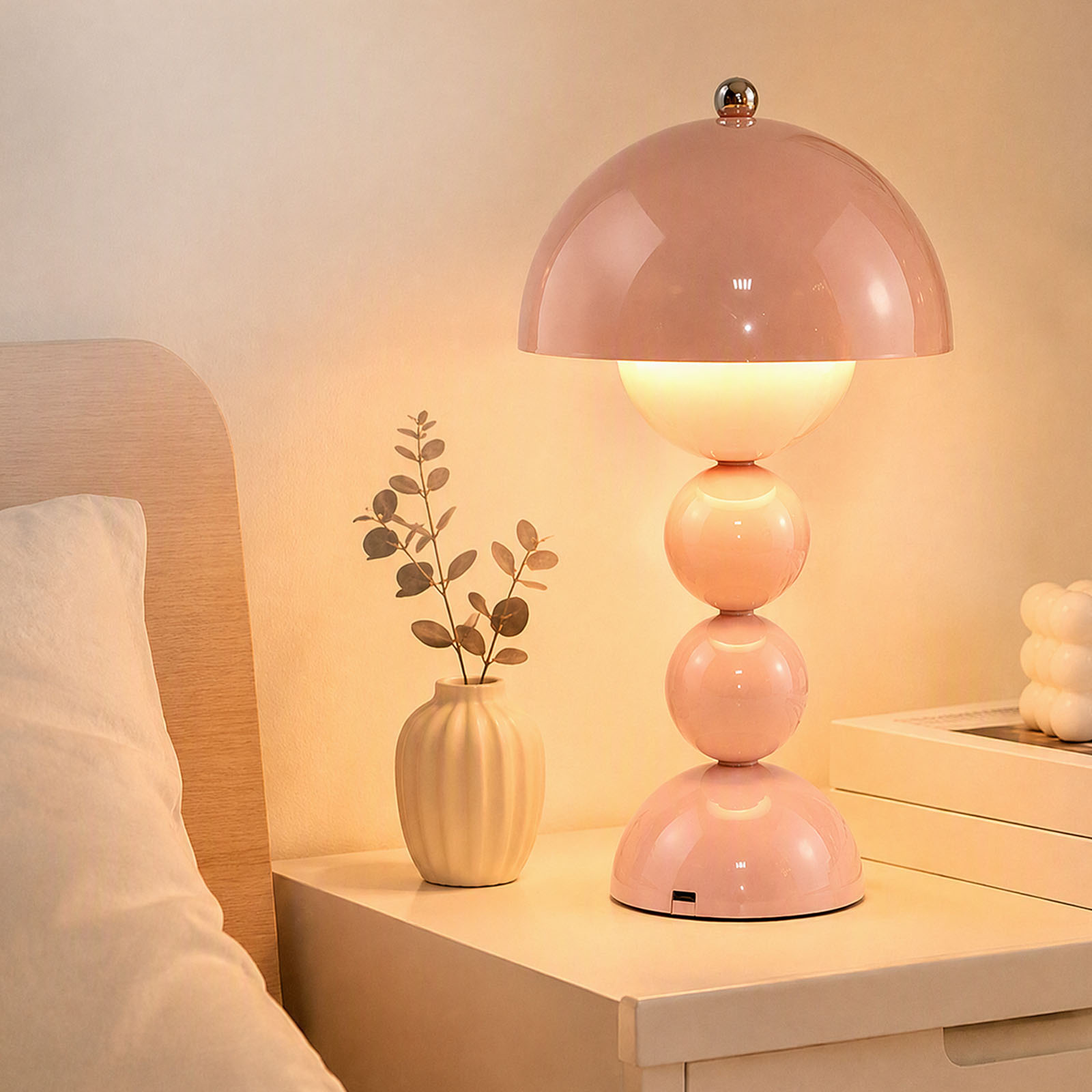 مصباح طاولة على شكل فطر بتصميم - مراجعة Desk Lamp وسعره